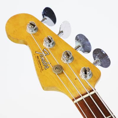 1966 Fender Precision P Bass Vintage 100% All Original Left-Handed Sunburst Lefty ‘66 P-Bass with Vintage No Logo Pre-CBS Hard Case image 20
