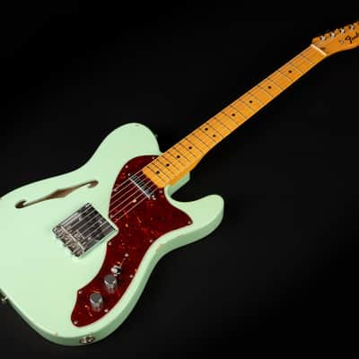 2019 Fender American Original '60s Thinline Telecaster - Surf Green | USA Semi-Hollow Nitro Finish 3.1kg | CoA Case image 5