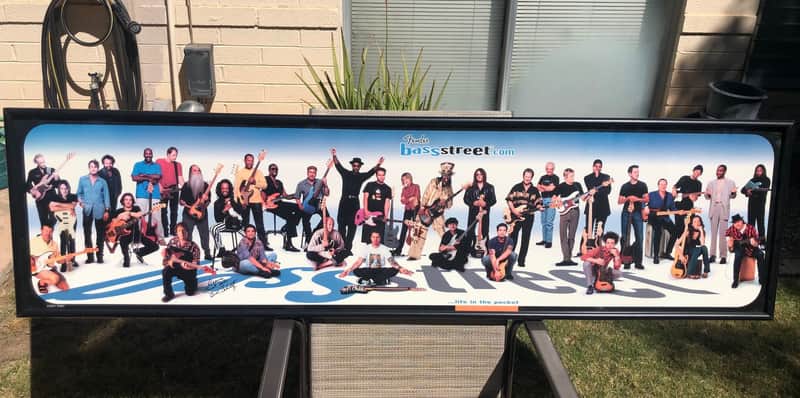 Fender Framed Bass Street Fender Artist Poster 2001 image 1