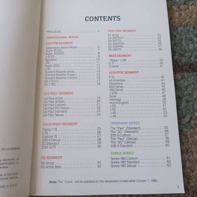 Vintage 1980 Gibson Full-Line, Full Color Catalog! Rare, Original Case Candy! image 2