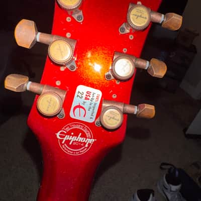 Epiphone Riviera Custom P93 - Red Royal - HARD CASE INCLUDED image 8