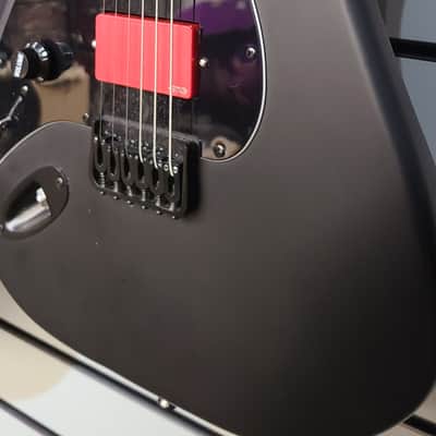 Harley Benton Left handed HH with emgs - Matte black image 1