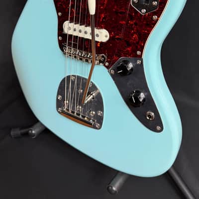 Squier FSR Classic Vibe 70's Jaguar Electric Guitar Daphne Blue Finish (542) image 4