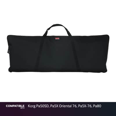 Gator Economy Keyboard Gig Bag for Korg Pa50SD, Pa5X Oriental 76, Pa5X-76, Pa80 image 1