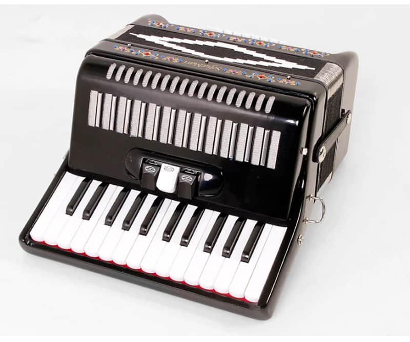 Sofiamari SM-2648, 26 Piano 48 Bass Accordion - Black Pearl image 1