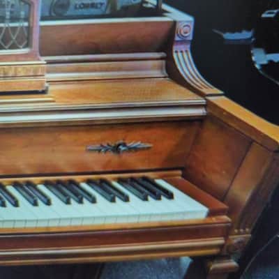 Lowrey Piano with grand lid 70s - Walnut image 3