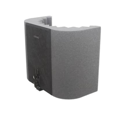 sorigio poly mini vocal booth reflection filter 2016 black/grey image 3