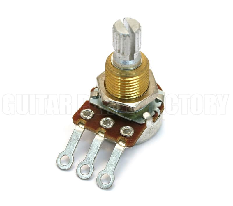 EP-5186-000 (1) Bourns 500k Audio Taper 6mm Split Mini Guitar/Bass Control Pot image 1