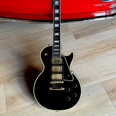 Gibson Les Paul Custom '57 Reissue 1998 - beautiful Black 3 pickup Custom a la Frampton. image 2