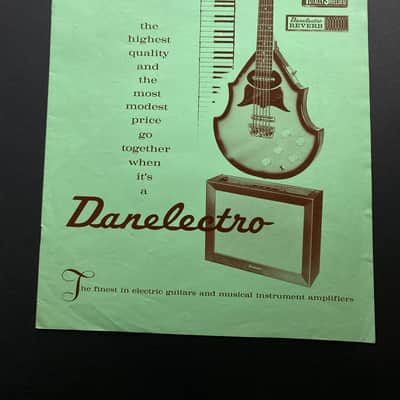 1963 Danelectro Catalog Brochure Case Candy Memorabilia image 1