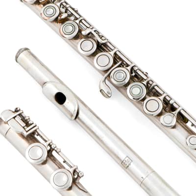 C Foot Silver Heavy Wall Trevor James Virtuoso II Silver Intermediate Flute + Warranty image 2