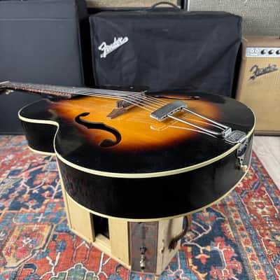 *Video* Gretsch New Yorker Archtop Acoustic Brazilian Fretboard - 1956 image 13