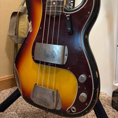 Fender 1963 Vintage Reissue P-bass 2017 - Crucible Professional Relic image 10