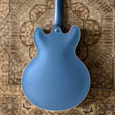Used 2020 Gibson Custom Limited Edition '64 Trini Lopez Std VOS, Pelham Blue w/ Hard case image 9
