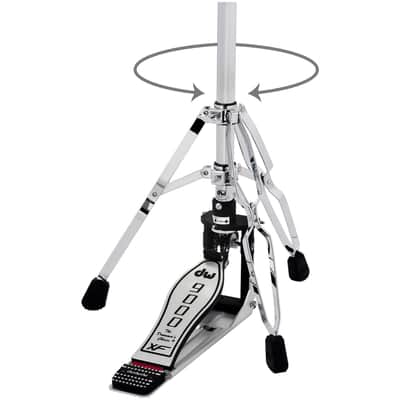 Drum Workshop 9500D 3 Leg Dbl Braced Hi Hat Stand image 2