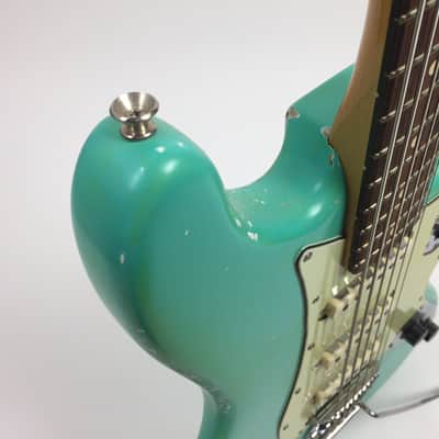 Fender Pawn Shop Bass VI 2012 - Nitro Refin Seafoam Green image 6