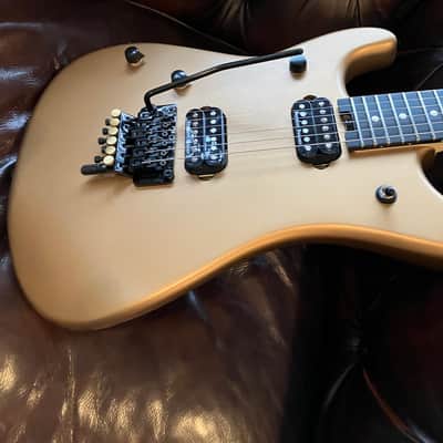 Left Handed Evh 5150 Standard Custom Gold Floyd Rose Original Seymour Duncan Distortion Set image 3