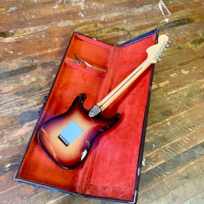 Fernandes Burny Custom strat c 1975 Sunburst original vintage mij japan matsumoku image 14