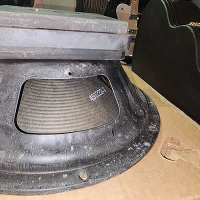 Vintage Fender 012742 12" 8 Ohm Speaker Pair from Super Twin - Tested, One Cone Repair image 10
