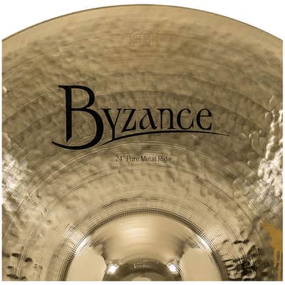 Meinl Byzance Brilliant 24" Pure Metal Ride image 6