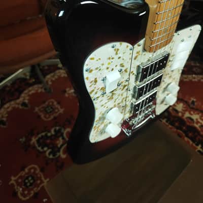Formanta Style USSR Electric Guitar Built In Tone Bender Soviet Germanium Fuzz image 10