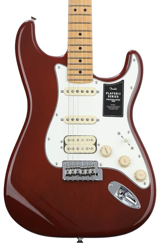 Fender Player II Stratocaster HSS Electric Guitar - Transparent Mocha Burst with Maple Fingerboard image 1