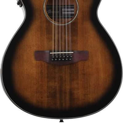 Ibanez AEG5012DVH Acoustic-Electric 12-String Guitar No Case (Dark Violin Sunburst) image 5