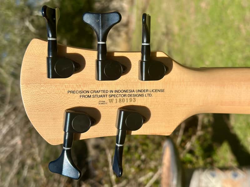 Spector Legend 5 Classic 2010s - Custom Trans Black | Reverb