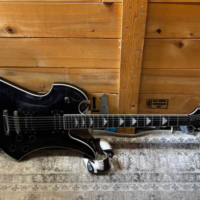 B.C. Rich Mockingbird Special X Black Electric Guitar image 1