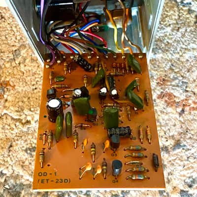 Boss OD-1 OverDrive “Long Dash” MADE IN JAPAN Black Label 1981 image 15