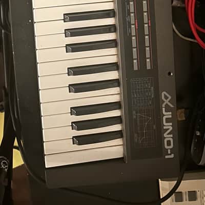 Roland Alpha Juno-1 49-Key Programmable Polyphonic Synthesizer 1985 - 1988 - Black image 2