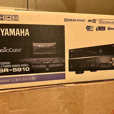 Yamaha  TSR-5810 7.2 Channel 4K UHD A/V Receiver w/Wi-Fi,BT,Dolby Atmos,DTS:X,Alexa Voice,MusicCast! *New In Box!* image 1