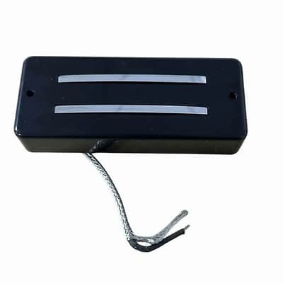 Black Guitar P90 Soapbar Dual Double Blades Pickup image 1