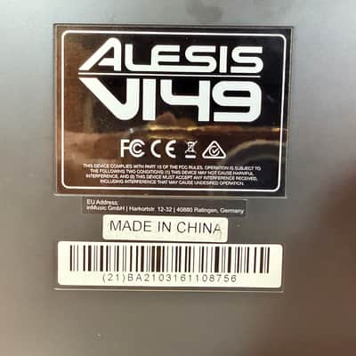 Alesis VI49 49-Key USB MIDI Keyboard Controller - USB Bus Powered, No USB Cable 2021 image 10