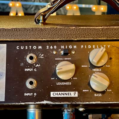 1957 Magnatone Custom 260 Vibrato 2x12 Tonemaster 35WATT image 7