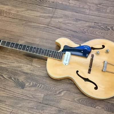 Guild T-100 Slim Jim with P90 Blonde 1960 (Serial 12433) image 3