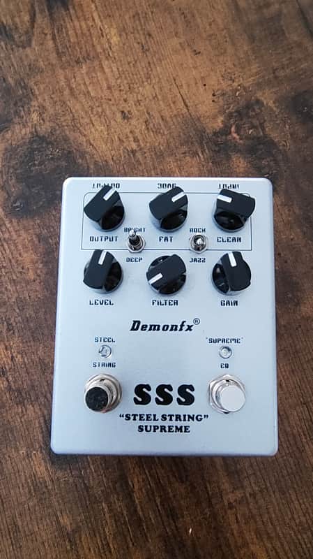 Demon FX Steel String Supreme 2020s - Silver | Reverb