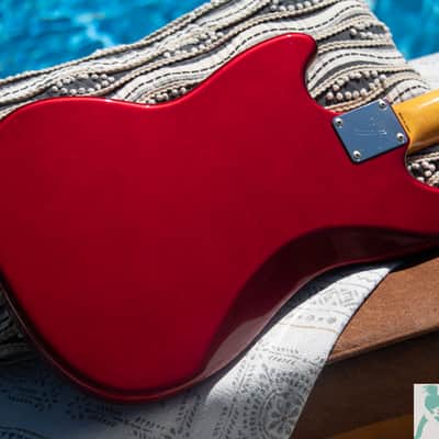 2010 Fender MG69-MH 1969 Mustang Reissue - Old Candy Red - MADE IN JAPAN - Pro Set Up w Perfect Frets/Action/Intonation! image 4