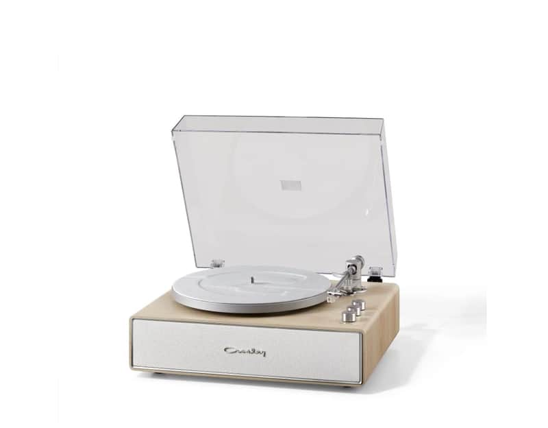 Crosley Stave CR6046A 2-Speed Belt-Drive Turntable - Natural Wood - Bluetooth In/Out image 1