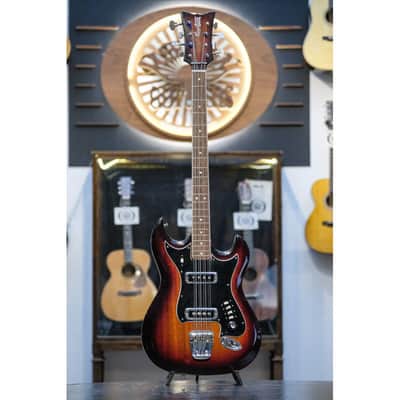 1969 Hagström H 8 8-string Bass sunburst image 2