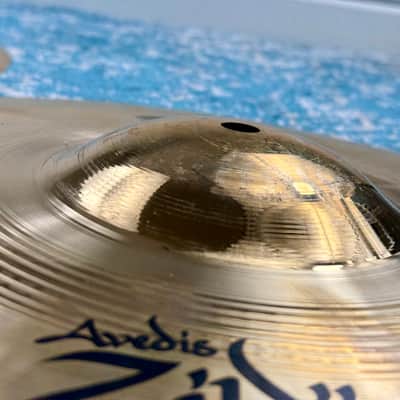 RARE SIZE 15” Zildjian A CUSTOM REZO Hihats 1285g 1561g image 8