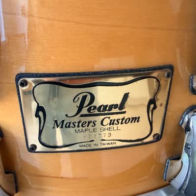 Pearl B-5314D Masters maple custom snare 14x6.5” 1996 - #Natural maple image 11