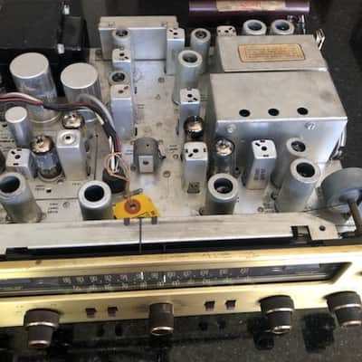Fisher 100 T Vintage Tube Preamp Tuner Phono Stage image 3