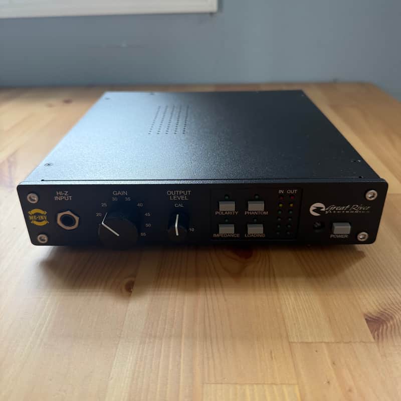 Great River Electronics ME-1NV Mic Preamp 2000s - Black image 1