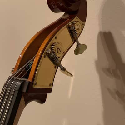 Christopher 3/4 Hybrid Bass DB303T with Steiner Brazilwood Bow and Meisel MBS Stand image 3