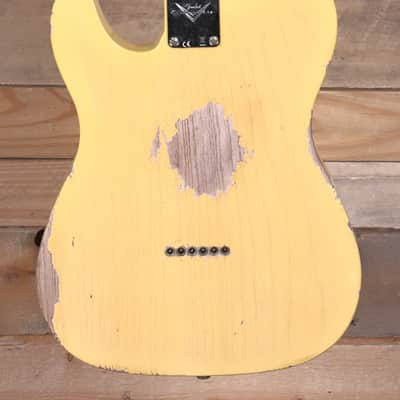 Fender 1951 Nocaster Heavy Relic Electric Guitar Faded Aged Nocaster Blonde w/ Case image 3