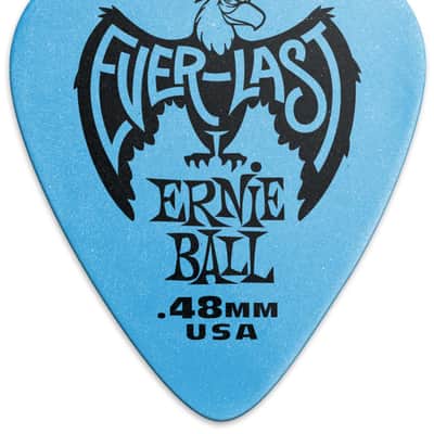 ERNIE BALL 9181 Everlast Pick Pack 048mm Plektren blau (12Stück) image 3