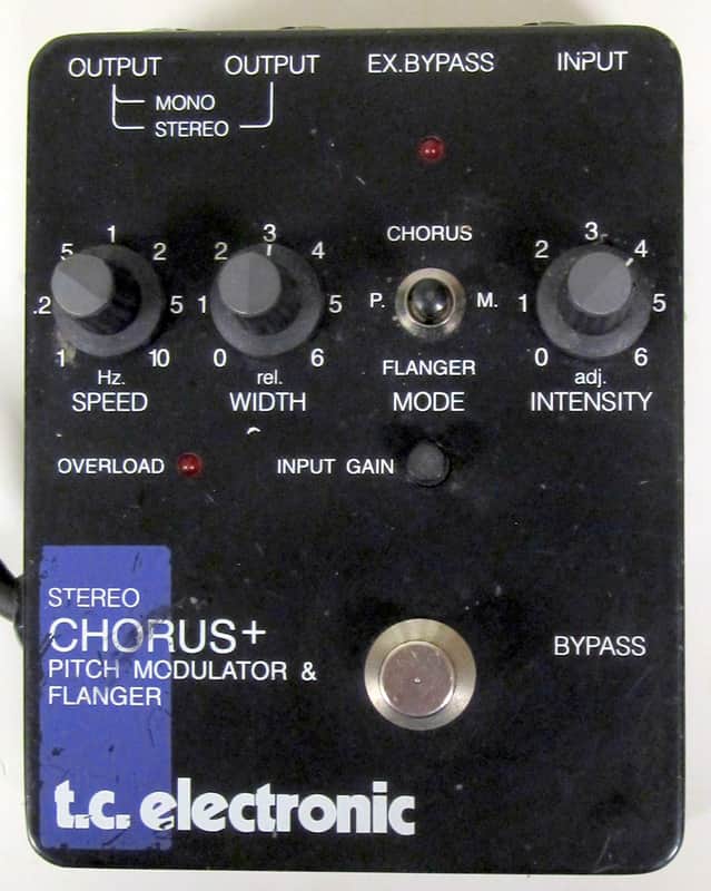 Used TC Electronic Stereo Chorus + Pitch Modulator & Flanger VGC image 1