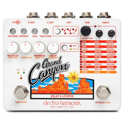 New Electro-Harmonix EHX Grand Canyon Delay and Looper Guitar Pedal! image 5