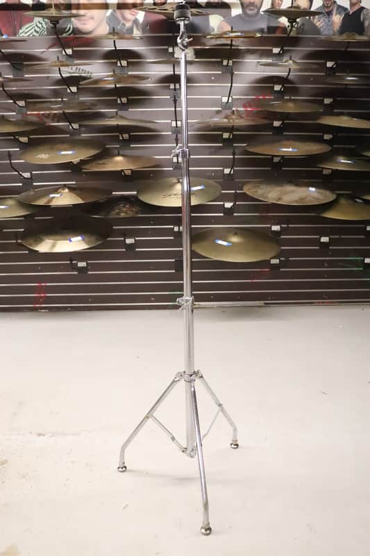Ludwig Atlas Straight Cymbal Stand Swivel Feet Vintage 1970's image 1